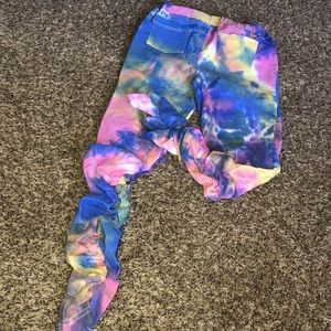Like an Angel Tye Dye Scrunchy Girls Jeans sz. 14
